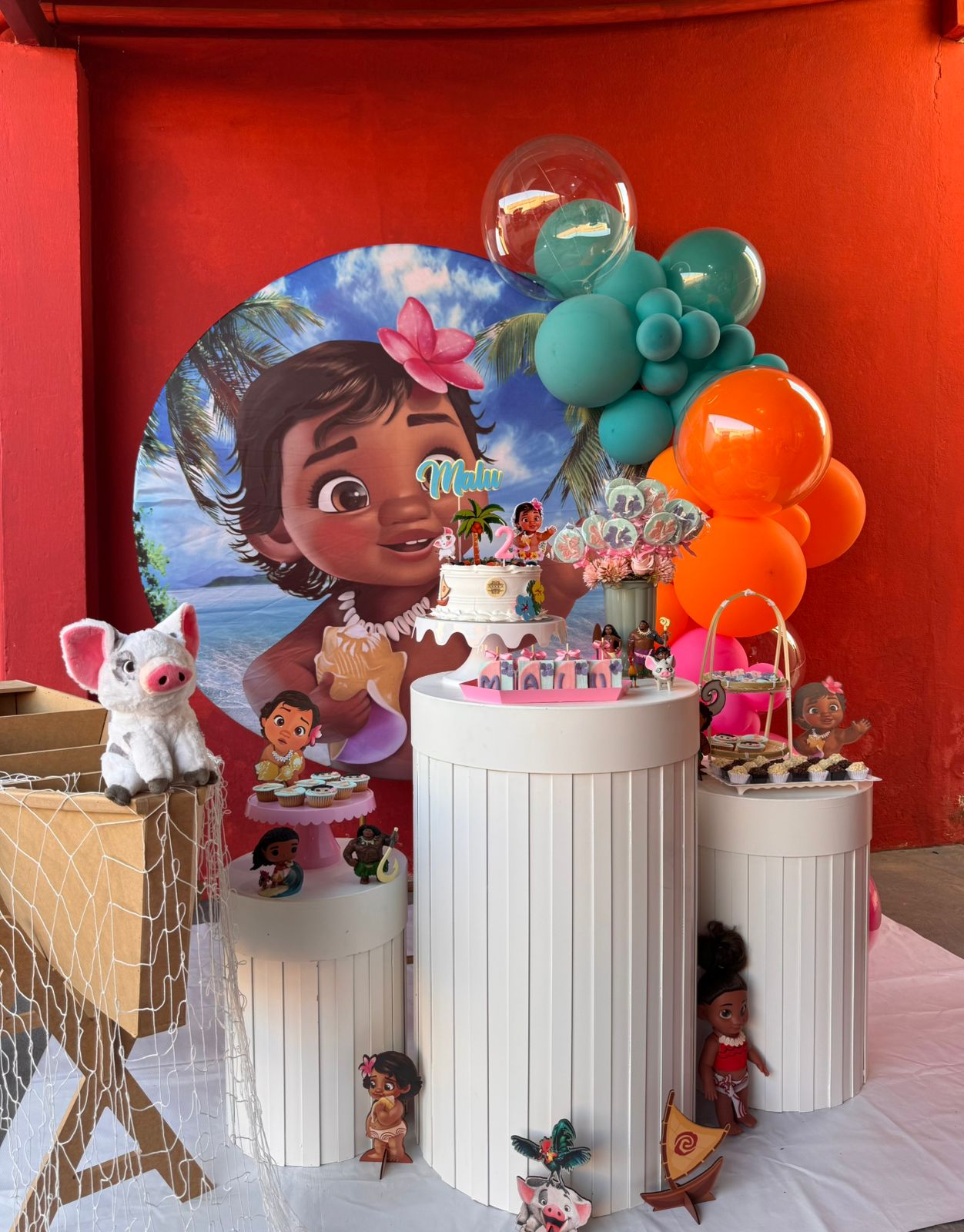 Festa infantil feminina tema princesas em Porto Velho