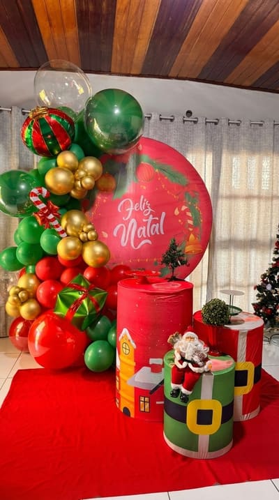 Decoração de Natal e Ano Novo tema Feliz Natal em Porto Velho