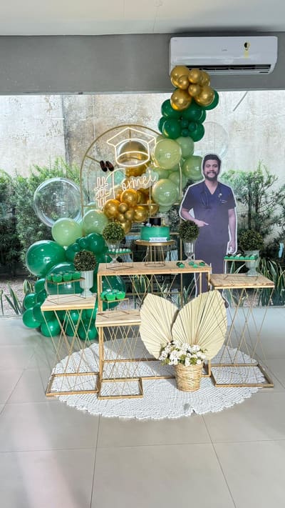 Decoração de aniversário tema Formatura em Porto Velho
