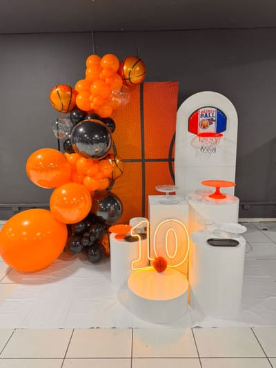 Decoração de festa infantil tema Basquete em Porto Velho
